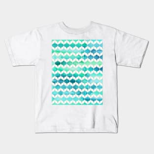 Ocean Rhythms and Mermaids Tails Kids T-Shirt